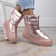 Metallic snow boots Big Star W INT1589C pink