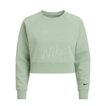 Nike Dri-Fit Fleece Get Fit Lux Crew Sweatshirt Green - CD4308-321