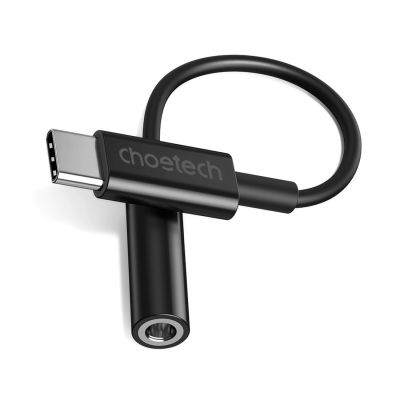 3. Choetech AUX003 USB-C / DC 3.5mm audio adapter - black