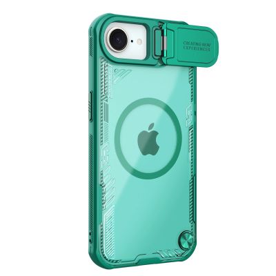 Nillkin Iceblade Prop Magnetic Case with Camera Cover and Stand for iPhone 16e / 17e - Green