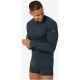 Men’s SUPER.NATURAL M SIERRA140 LS Long-Sleeve Shirt, Navy Blue