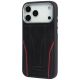 3. Audi R8 Genuine Leather MagSafe Case for iPhone 17 Pro Max - Black and Red