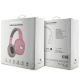 4. Hello Kitty Metal Logo Bluetooth on-ear headphones - pink