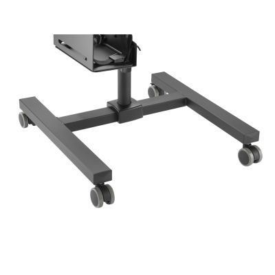 5. Features - Flat Panel Cart / Computer Case - Plastic, Stainless Steel - Screen Size: 43.2-81.3 cm (17"-32") - Freestanding