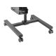 5. Features - Flat Panel Cart / Computer Case - Plastic, Stainless Steel - Screen Size: 43.2-81.3 cm (17"-32") - Freestanding