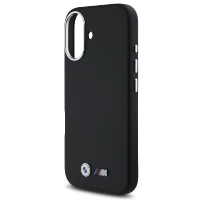 6. BMW M Smooth Full Wrapped Metal MagSafe iPhone 16 Case - Black