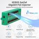 20. Extralink Gigabit PoE Injector 8 Port Active, 8 Gigabit 802.3at/af ports, Mode A