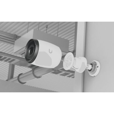 2. Ubiquiti UVC-AI-Pro White | IP Camera | 4K Ultra HD 30fps, IP65, 1x RJ45 1000Mbps PoE, 3x optical zoom