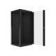 2. Lanberg WF01-6627-10B single-section cabinet (27U; 1300mm / 600mm / 600 mm; wall-mounted; Glass; 19''; black)