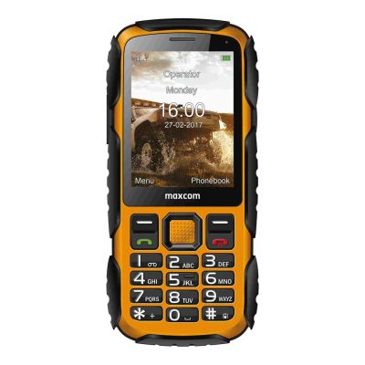 MaxCom MM 920L Strong yellow telephone