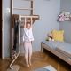 27. LADDER WITH WOODEN BAR AND ACCESSORIES BENCHK 112+A204