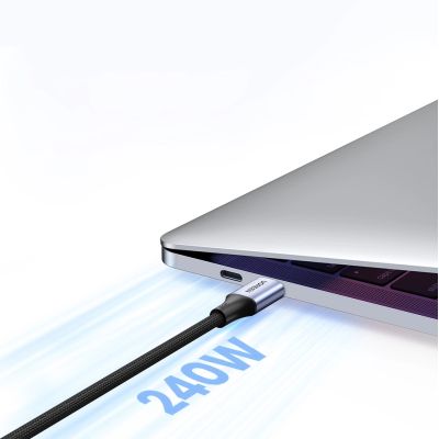 3. Ugreen cable USB Type C cable - USB Type C Power Delivery 240W 5A 2m gray (90440 US535)