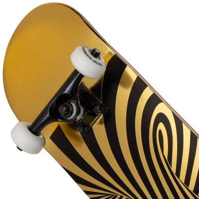 5. Rocket Twisted Foli Gold Skateboard 7.5" RKT-COM-1555