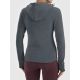 2. Women's fleece with a hood, zip-up, 4F 4FWAW26TFLEF478-24M