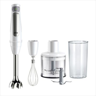 4. Braun MultiQuick 7 MQ7035IWH 0.6 l Immersion Blender 1000 W Stainless Steel, White