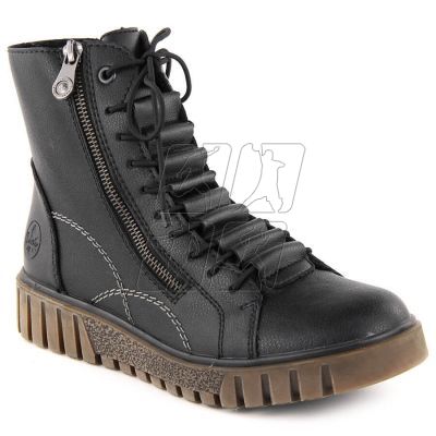 4. Rieker leather ankle boots W Y3410-00 RKR726