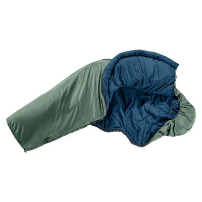 2. Deuter Orbit EL +5C/41F Adult Mummy Sleeping Bag Fabric, Polyethylene Sulfone (PES), Ripstop Green