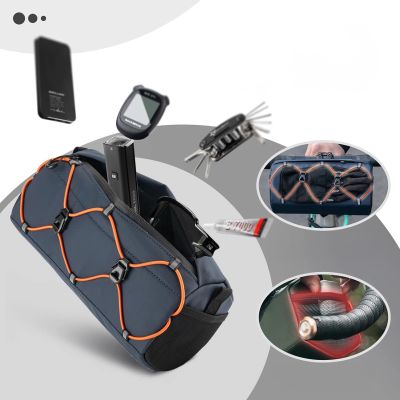 9. Rockbros 30110054002 bicycle handlebar bag 2.2 l - blue