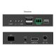 6. Additional receiver for DS-55348, HDMI 4K/60Hz fiber optic extender with KVM USB 1.1 over IP 1G or up to 40km/300m/IP 1G