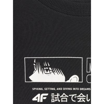 8. Boy's oversize T-shirt with print 4F 4FJRAW25TTSHM3065-20S