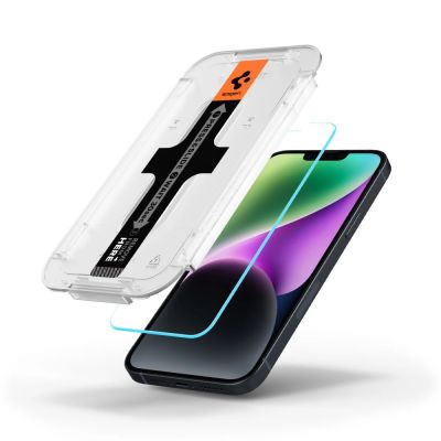 7. Spigen Glas.tR EZ Fit Tempered Glass for iPhone 13 / 13 Pro / 14 / 16e / 17e
