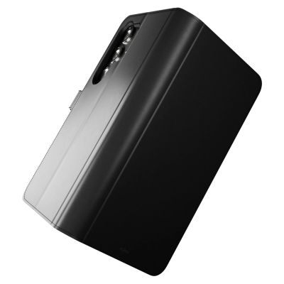 8. Puro Booklet Case with Flip and Wallet for Samsung Galaxy S25 Ultra - Black