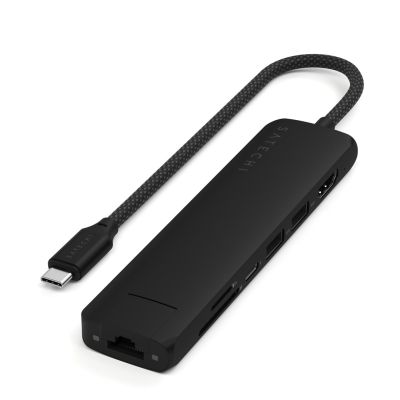 10. Satechi ST-P7SK USB Type-C Hubs and Concentrators 10000 Mbit/s Black