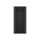 8. Lanberg WF01-6627-10B single-section cabinet (27U; 1300mm / 600mm / 600 mm; wall-mounted; Glass; 19''; black)