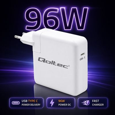 2. QOLTEC CHARGER 96W | USB-C | 5-20V | 3-4.8A
