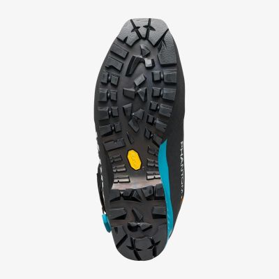 4. Scarpa Phantom 6000 HD mountaineering boots - black/bright orange