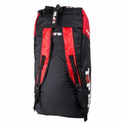 3. TOP TEN sports bag with backpack function 70 x 35 cm TOR-P2 MMA black and red