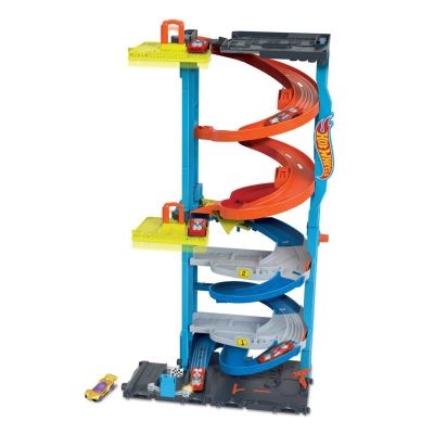 5. Hot Wheels City Transforming Racing Tower Set HKX43