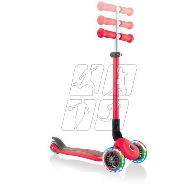 2. Globber Primo Foldable Lights 3-Wheel Scooter 432-102-2 New Red