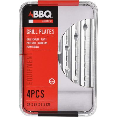 7. ALUMINUM GRILL TRAYS 34x23cm 4PCS