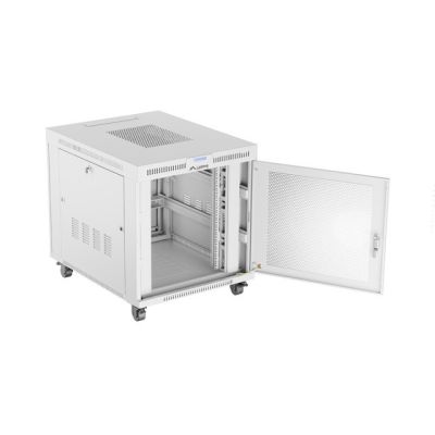 14. LANBERG LCD FLOOR RACK CABINET 19" 15U 800X1000 GRAY PERFORATED DOOR (FLAT PACK)