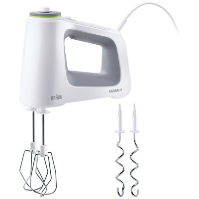 Braun HM 5000 WH Hand Mixer 700 W Gray, White
