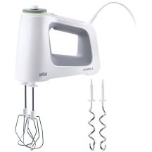 Braun HM 5000 WH Hand Mixer 700 W Gray, White