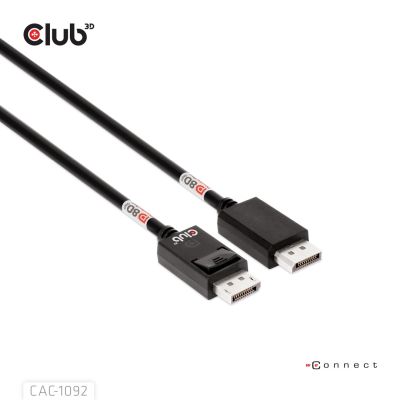 5. CLUB3D CAC-1092 DisplayPort Cable 1.6m Black
