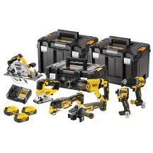 DEWALT COMBO KIT 18V DCK706P3T (DCD805, DCF850, DCS355, DCH263, DCG405, DCS572, DCS334) 3x5.0Ah 3xTSTAK