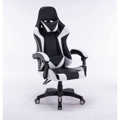 6. REMUS WHITE SWIVEL GAMING CHAIR