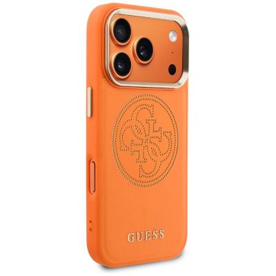 4. Guess Perforated 4G MagSafe case for iPhone 17 Pro - orange