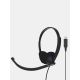 4. Koss CS200 USB Wired On-Ear Headphones Microphone Black