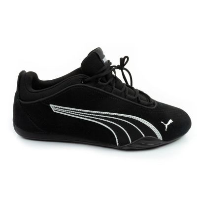Puma women's sports shoes Catch Soleil SD black natural leather fashionable