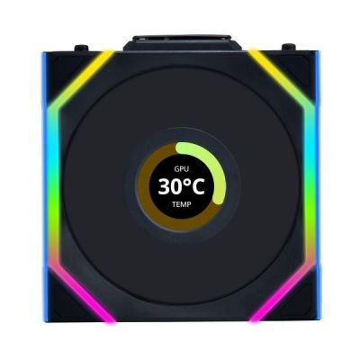 3. Lian Li UNI FAN SL Wireless 120 Computer Case Fan 12 cm Black 1 pc.