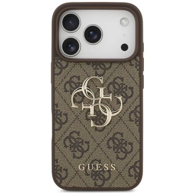 3. Guess 4G Big Logo Case for iPhone 17 Pro - Brown