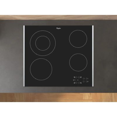 3. Whirlpool AKT 8130 BA ceramic hob (4 cooking zones; black)