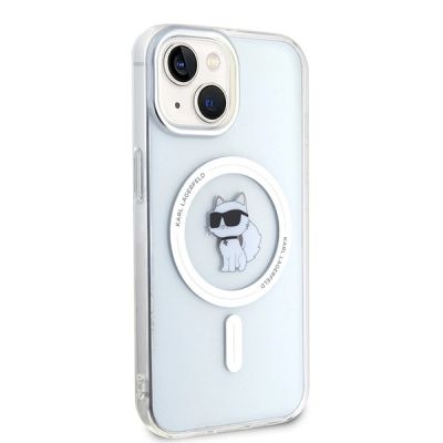 4. Karl Lagerfeld IML Choupette MagSafe case for iPhone 15 - transparent