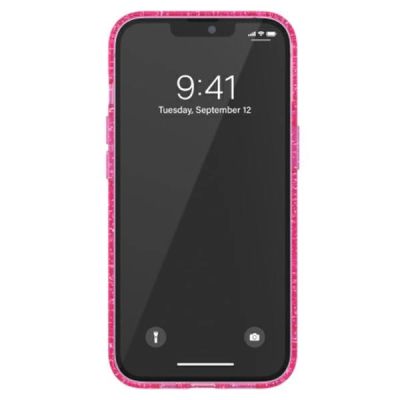 4. Adidas OR Protective Clear Case Glitter for iPhone 13 Pro / iPhone 13 - Pink
