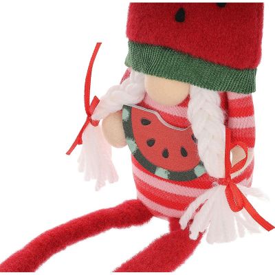 5. SPICY GNOME SITTING WATERMELON 35CM SPRING DECORATION
