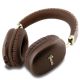 2. Guess GCube Metallic Script Logo Bluetooth on-ear headphones - brown